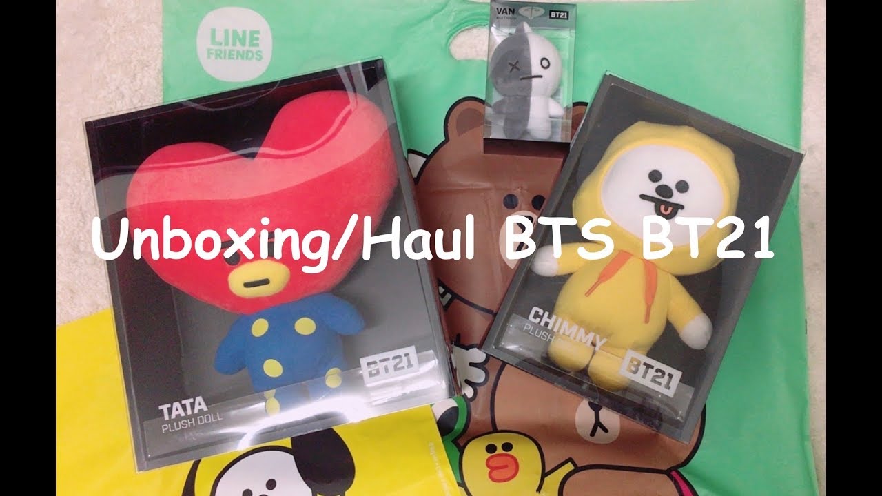 [HAUL] BTS 방탄소년단 BT21 plush dolls | line friends store in NYC! 라인 프렌즈 뉴욕