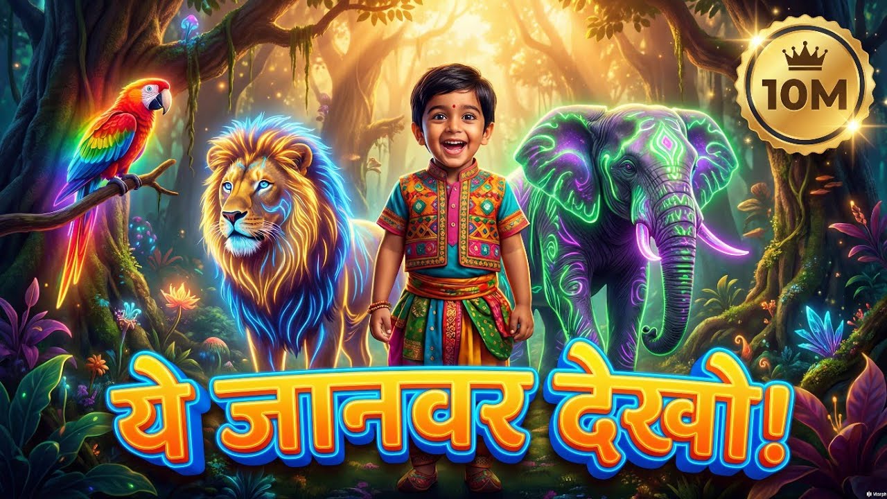 🐒 नए दोस्त और बोलने वाले जानवर 🦜 | Funny Kids Cartoon Hindi