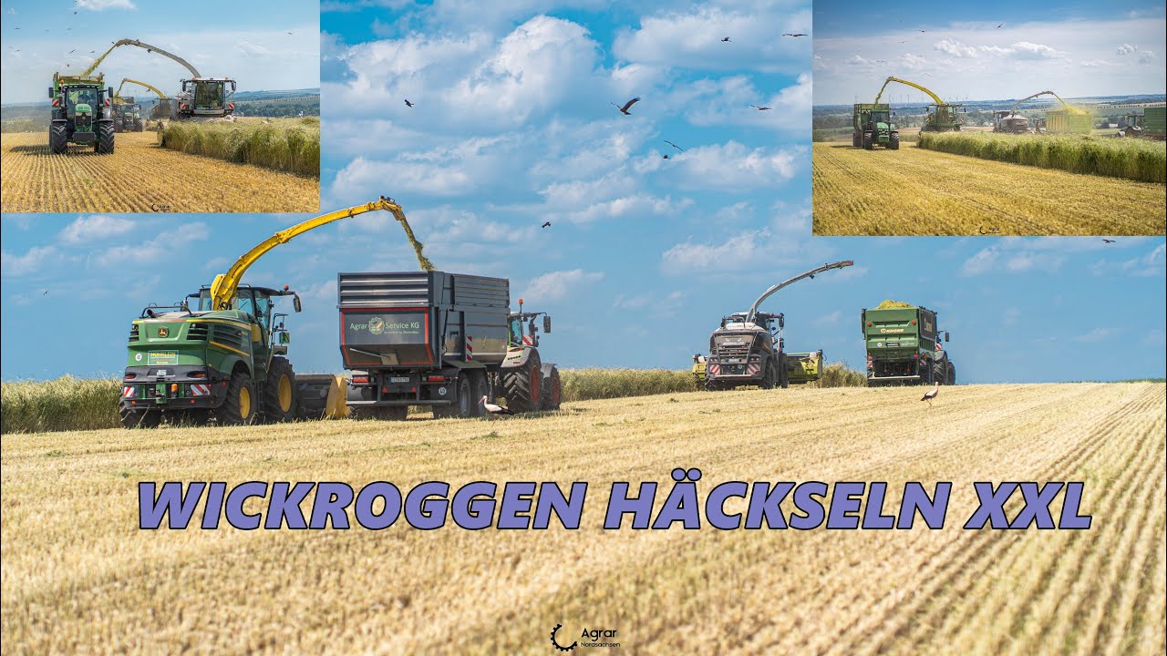 GPS ERNTE XXL | Wickroggen | 2x HÄCKSLER | HD - 4K