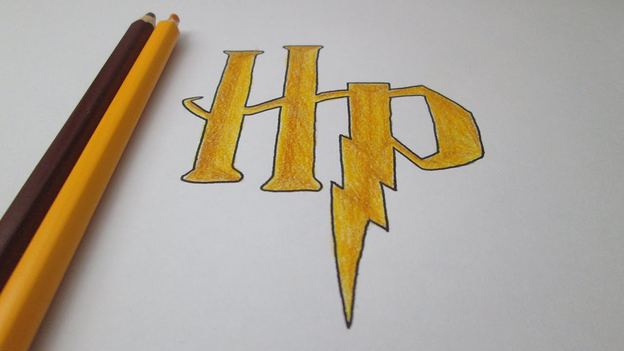 Cómo dibujar el logotipo de Harry Potter