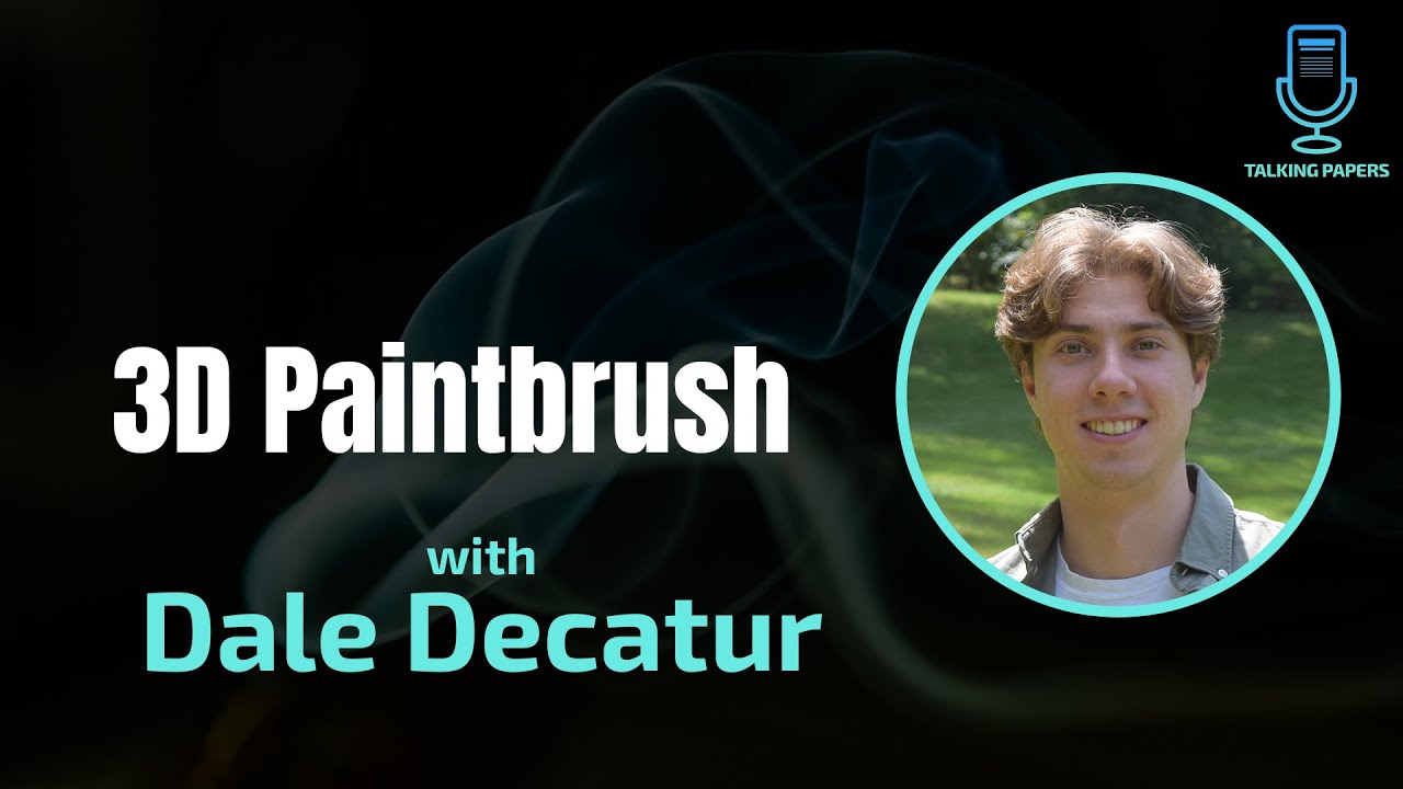3D Paintbrush (CVPR 2024) with Dale Decatur on Talking Papers Podcast
