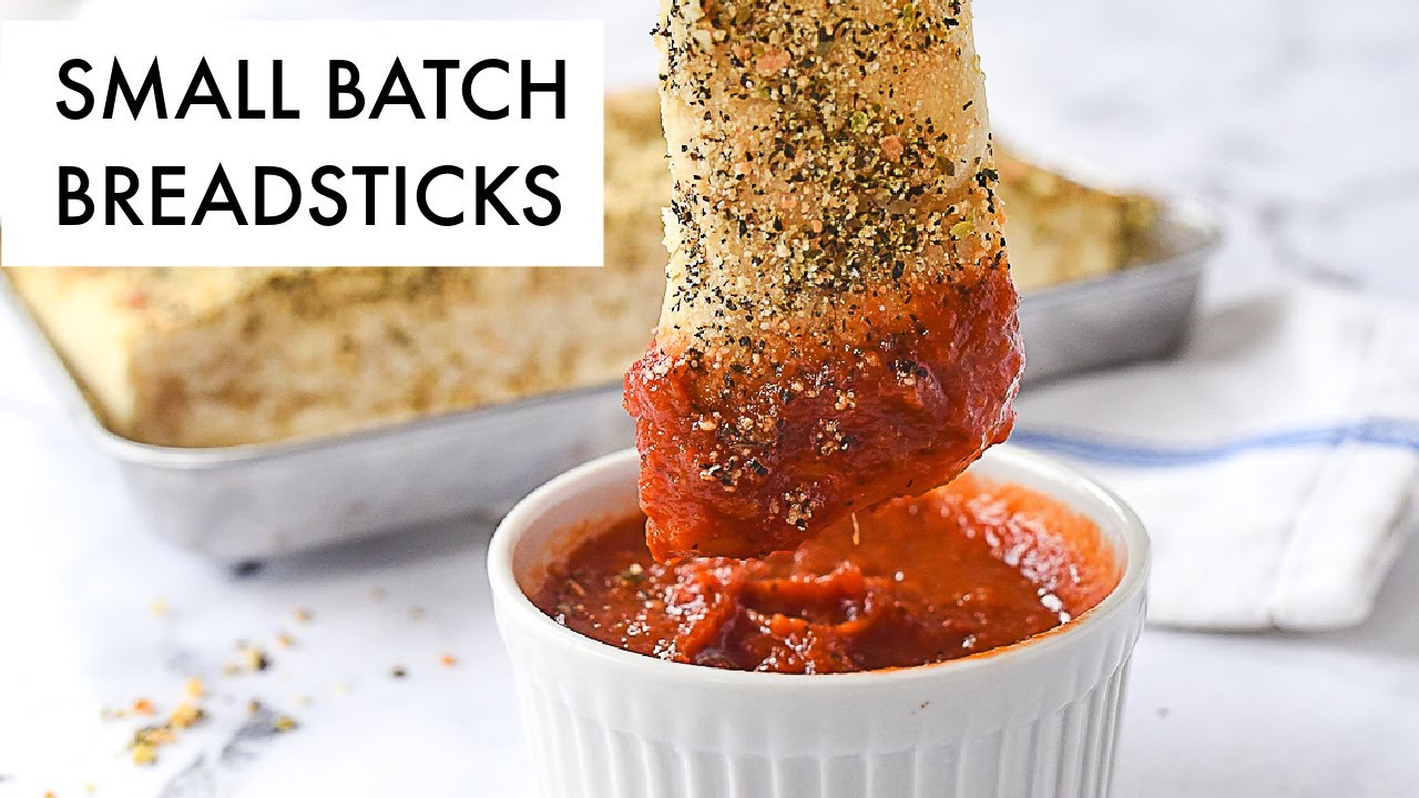 Copycat Pizza Hut Breadsticks for Two {Makes 4 breadsticks}