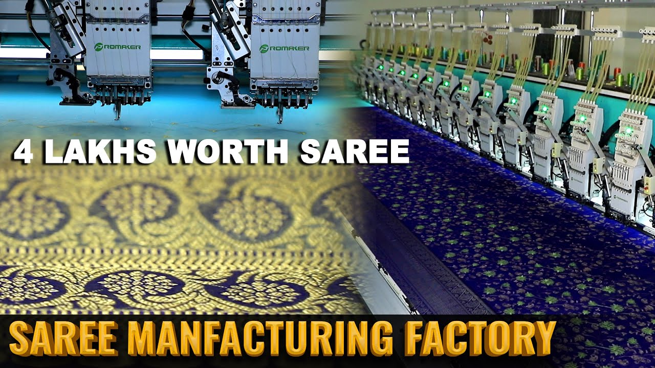 ఆంధ్ర లో అతి పెద్ద చీరల ఫ్యాక్టరీ | SAREE MANUFACTURING FACTORY in CHIRALA, ANDHRA | KSR Handlooms