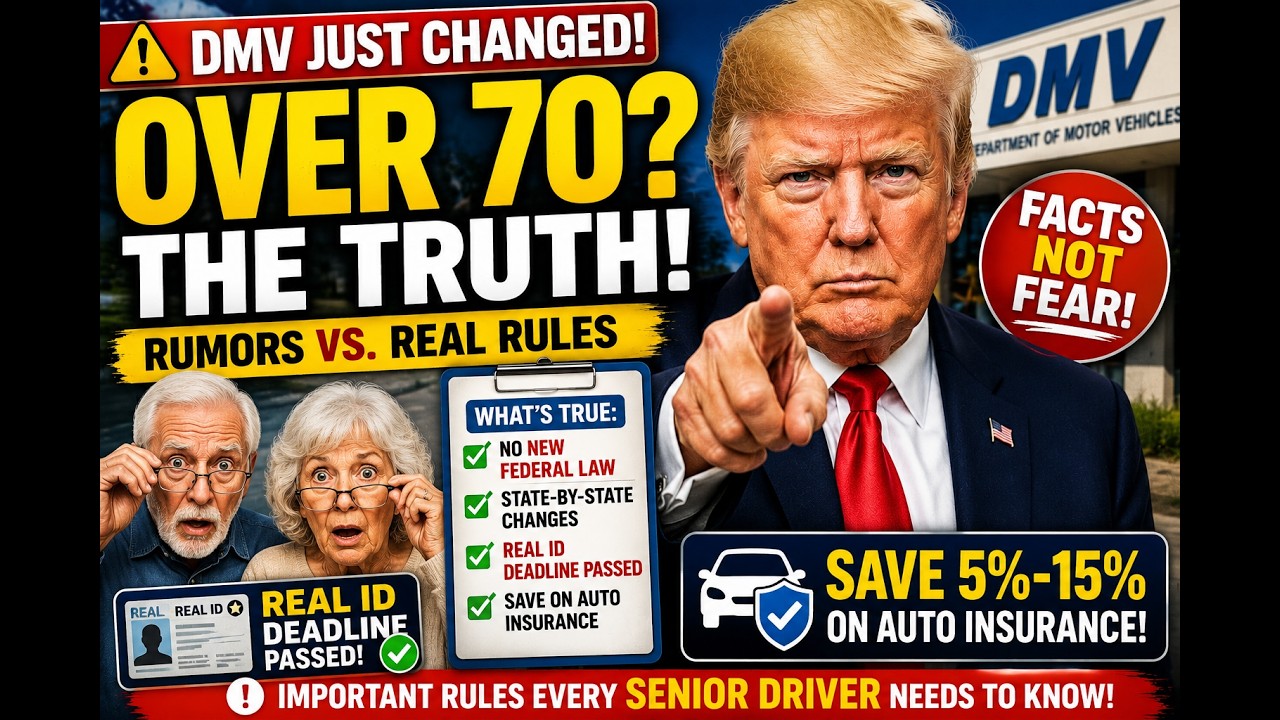 🚨 DMV Just Changed Senior Driver Rules? The Truth Every Driver Over 70 Needs to Know