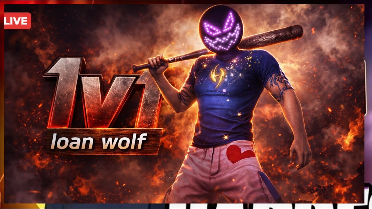 Free fire max lone wolf  custom 1vs1 me mujhe harao 😱 hai  #live #shorts  #freefirelive #lokeshgamer