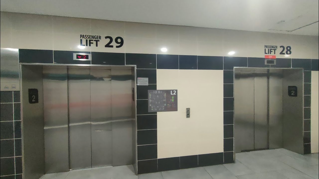 Toshiba (Mashiba) Solid Elevators at Gateway@KLIA2, Sepang, Kuala Lumpur 