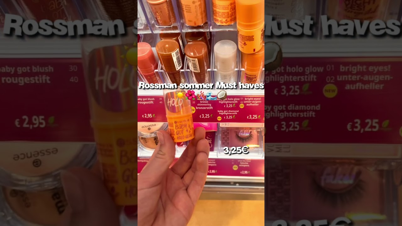 Summer Must haves☀️ #goviral #follow #like #rossmann #summer #makeup #summermusthaves #musthaves