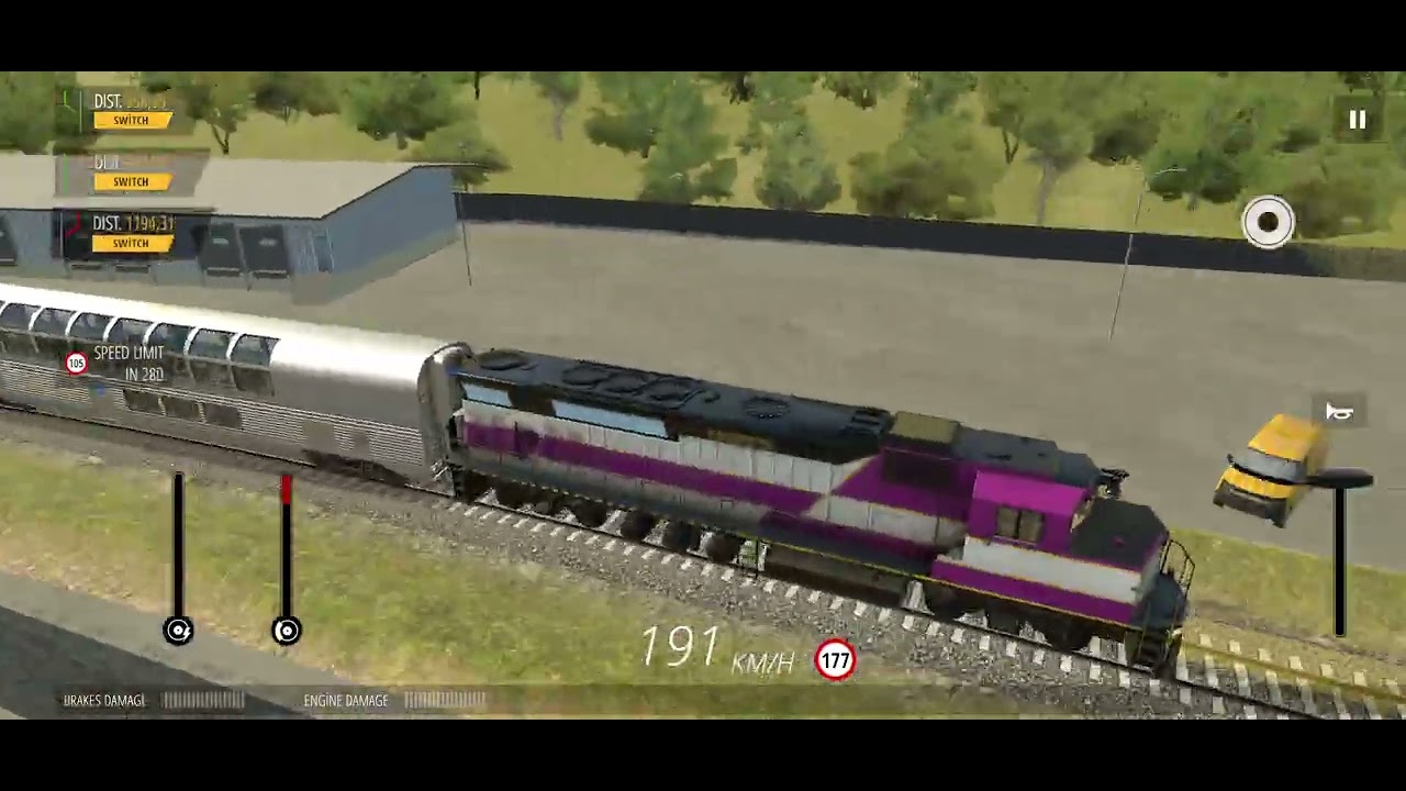 Relaxing Passenger Train Ride 🚆 | 2 Locomotives Daytime Run | Train Simulator Pro USA