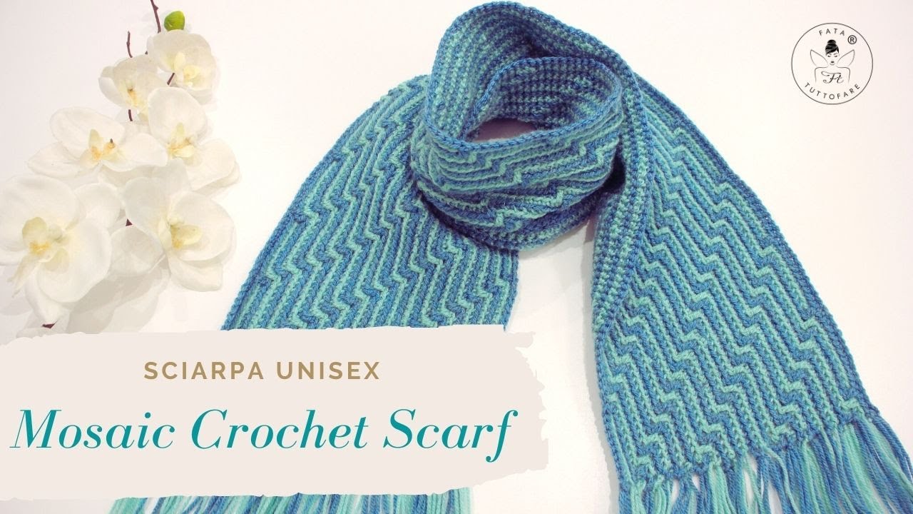 TUTORIAL: Mosaic crochet scarf