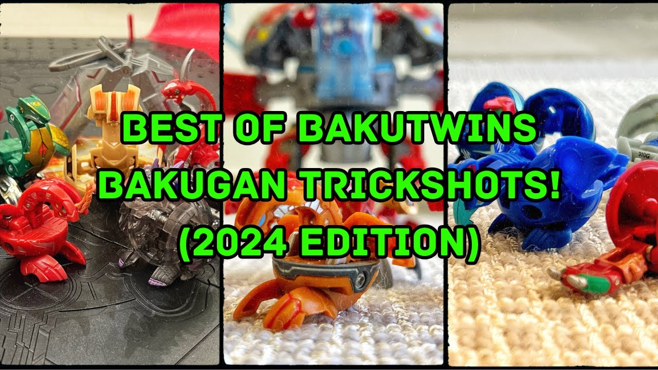BEST OF BAKUTWINS BAKUGAN TRICKSHOTS! (2024 EDITION)