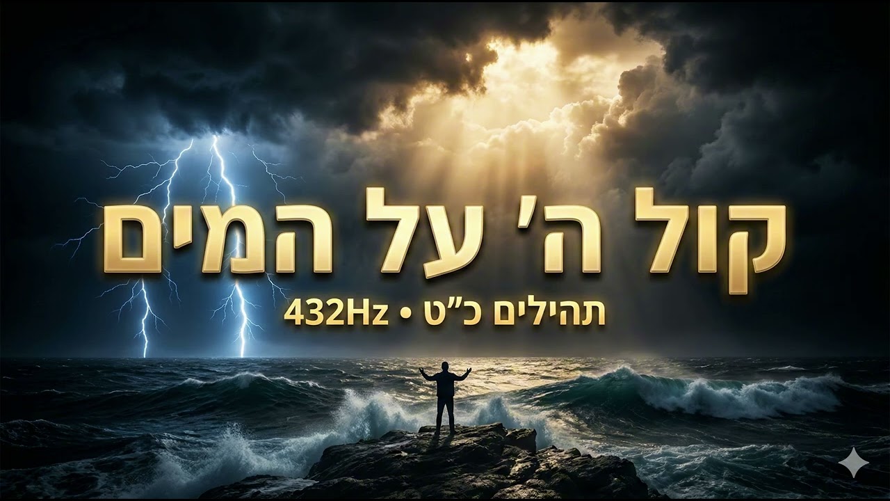 תהילים כ״ט | קול ה' על המים  432Hz | שירה עוצמתית שמנקה פחדים ופותחת שפע