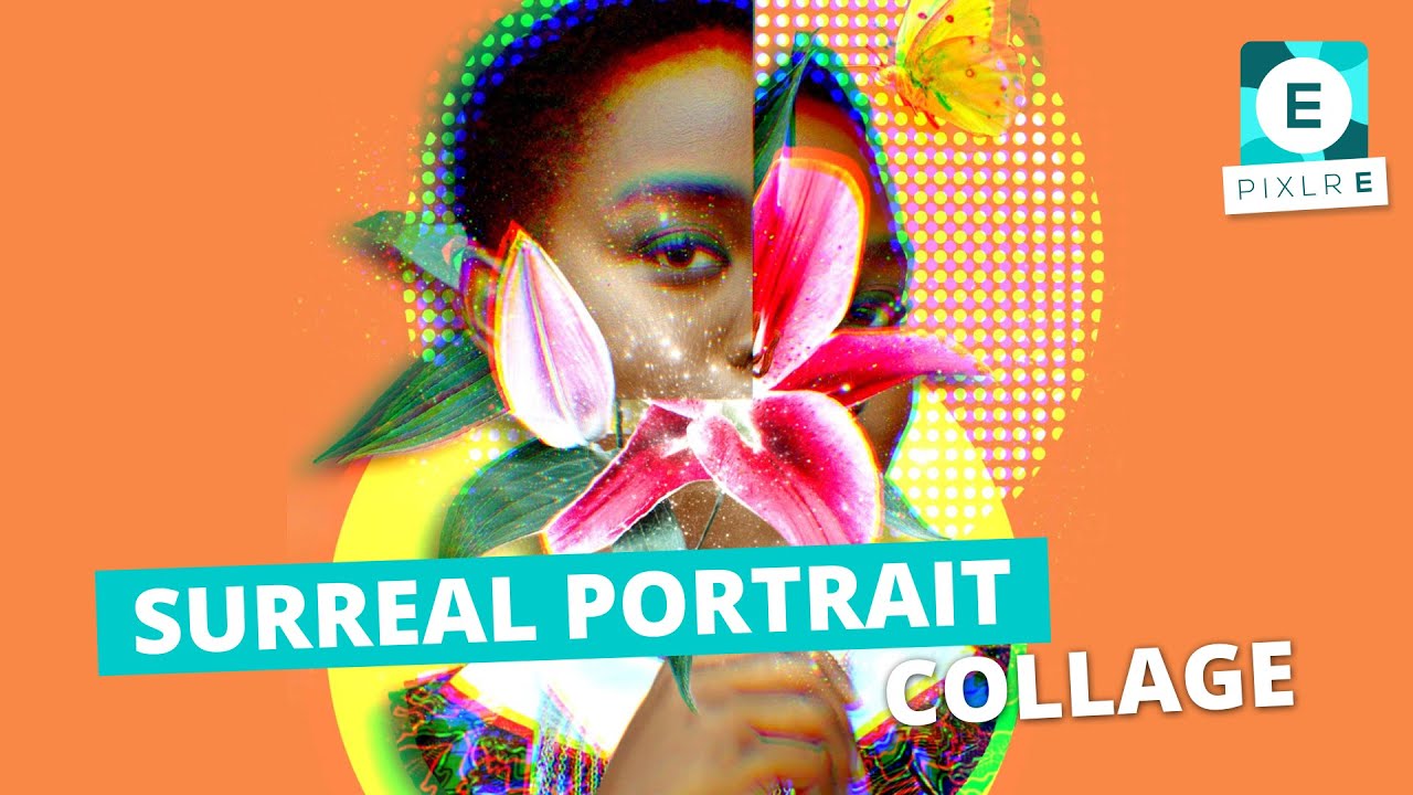 Create A Surreal Portrait Collage in Pixlr E