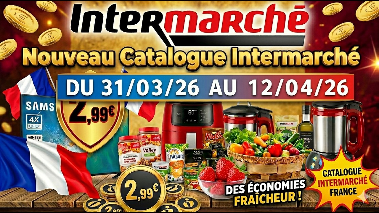 Nouveau Catalogue Intermarch&eacute; De La Semaine du 31/03/26 Au 12/04/26 Catalogue Intermarch&eacute; France