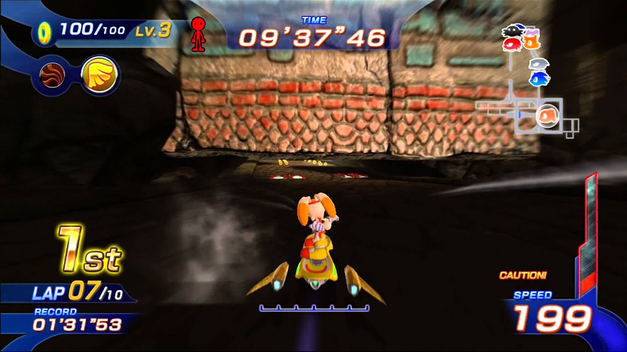Sonic Free Riders: Forgotten Tomb (Expert / Free Race) {10 Laps} [1080 HD]