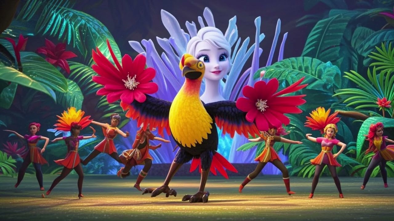 Elsa’s Jungle Shape Dance 4 | Jungle Shapes in Motion
