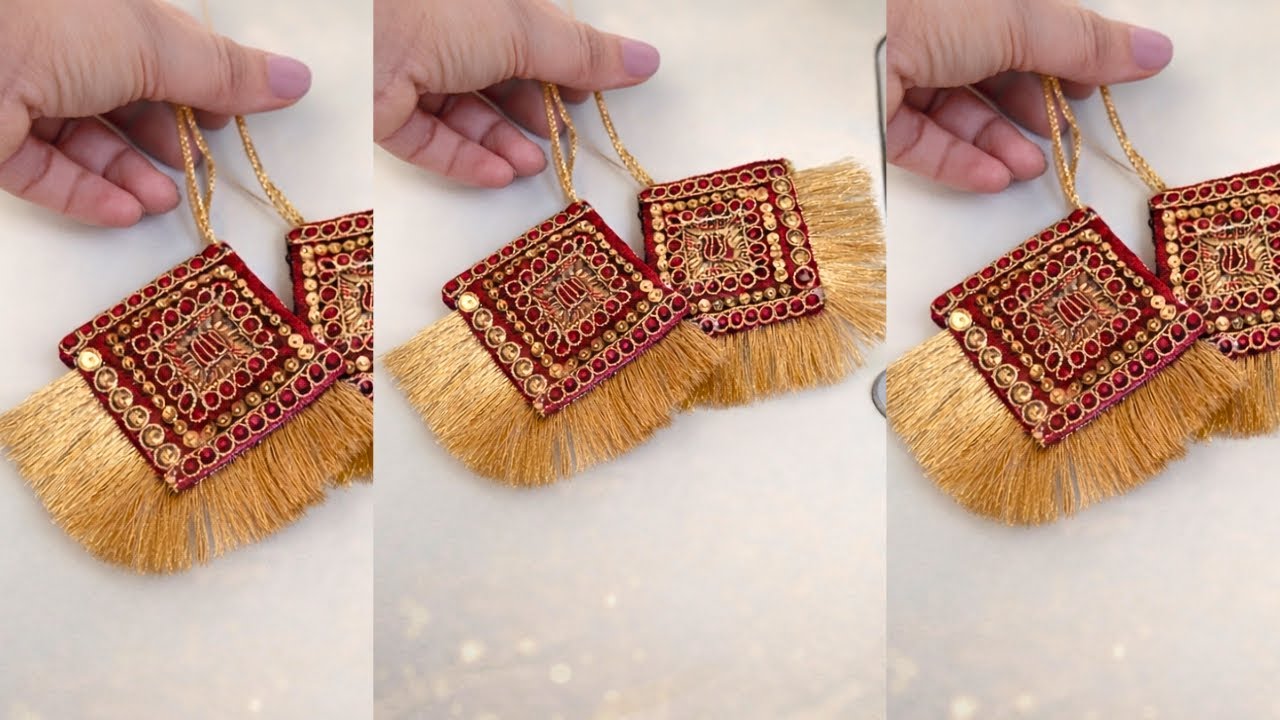 How to make Readymade Latkan at Home| Bridle Blouse Latkan design | Make and Sale in Market 