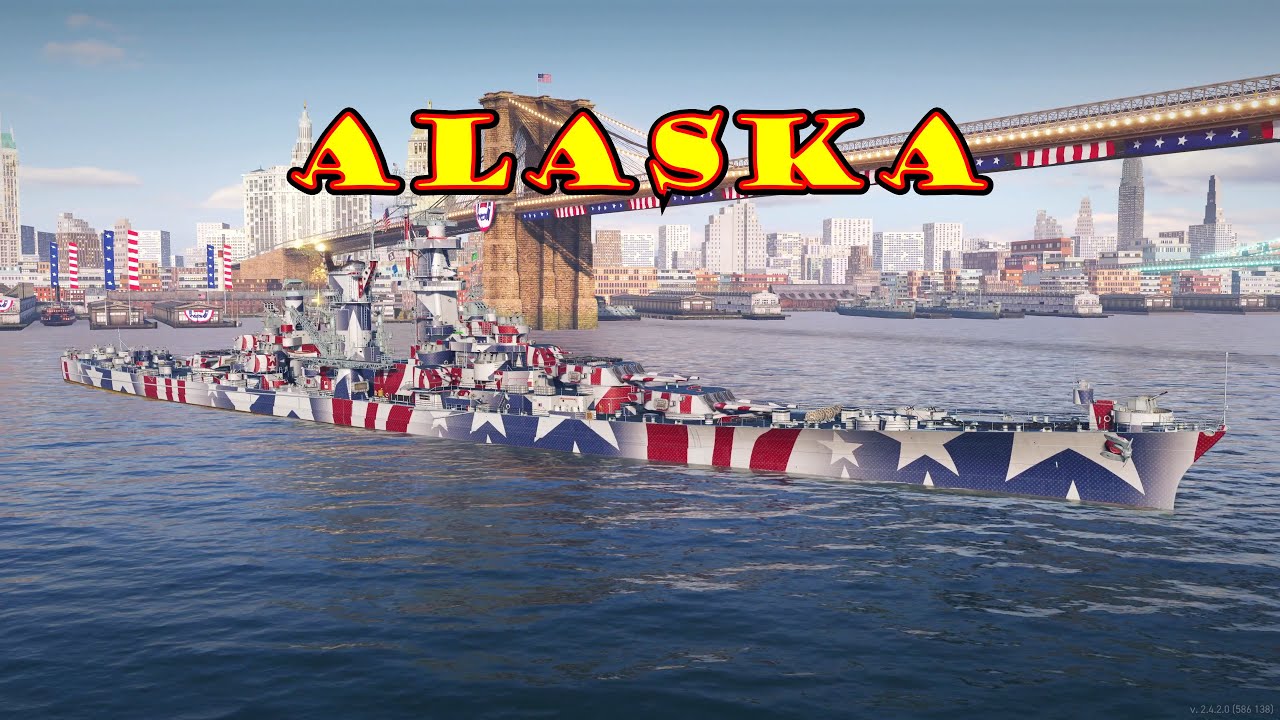 Meet The Alaska! Legendary Tier American Super Cruiser (World of Warships Legends Xbox One X) 4k