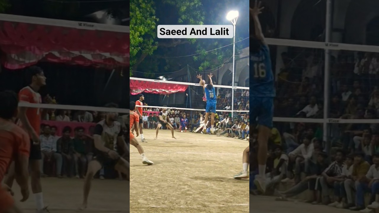 Saeed Ka Attack Lalit Ka defence Waoo#viral #volleyball #viralvideo #shorts #love #sports#shortvideo