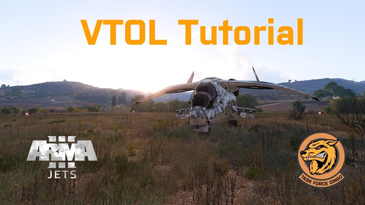 Arma 3 Jets DLC | VTOL Tutorial (bonus mission included)
