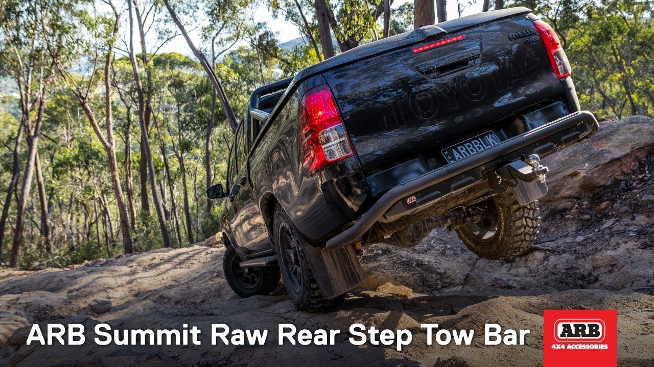 ARB Summit Raw Rear Step Tow Bar | ARB 4x4 Accessories
