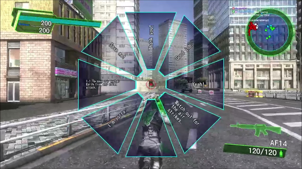 Earth Defence Force 4.1 100% Use All Weapons - Part 1