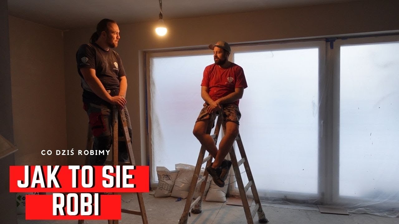 Szpachlowanie ścian i sufitów. Jak chodzić na drabinie?