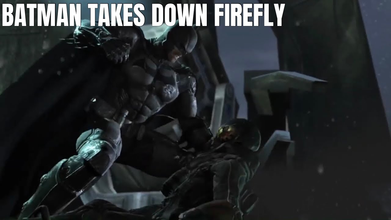 Batman: Arkham Origins Gameplay | Firefly Taken Down… But Bane Invades the Batcave.