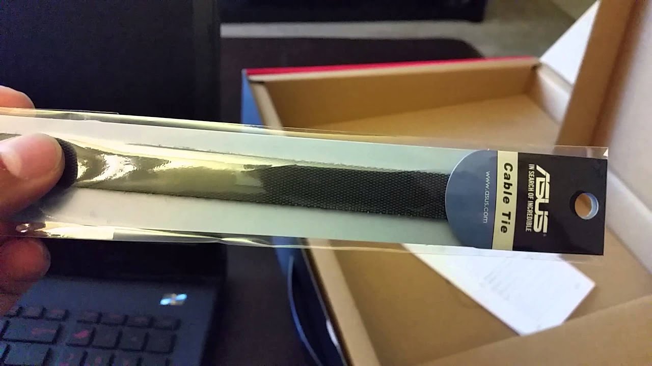 Asus G751J unboxing