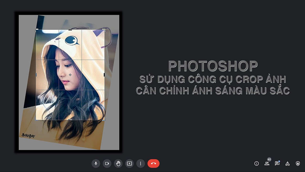 Photoshop Xử lý ảnh  Crop cân chỉnh #dohoamaytinh #thietkedohoa
