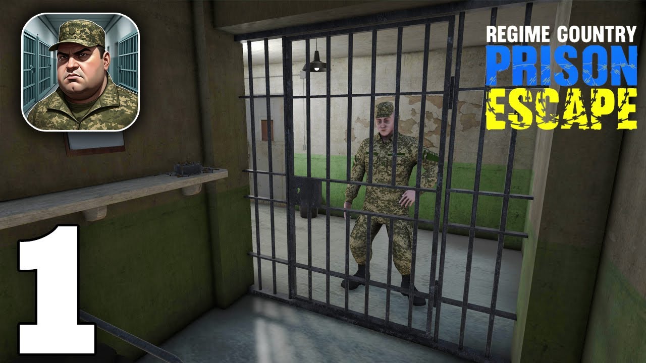Prison Escape Simulator Gameplay Walkthrough Part 1 (Android, iOS)