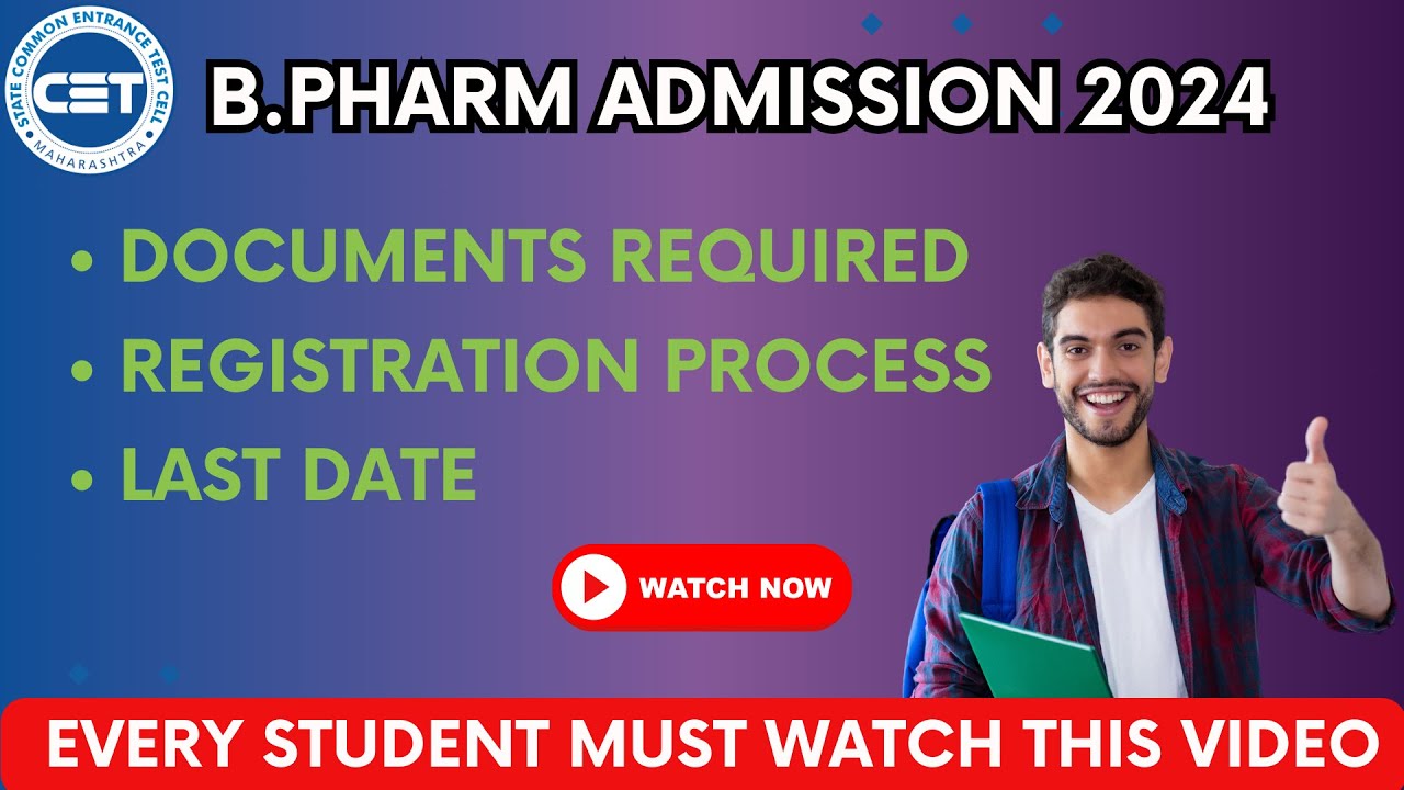 B Pharmacy Registration Documents Required 2024