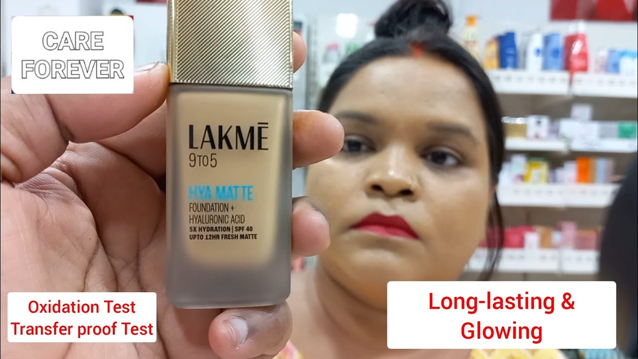 Lakme 9TO5 Hya Matte Foundation Review
