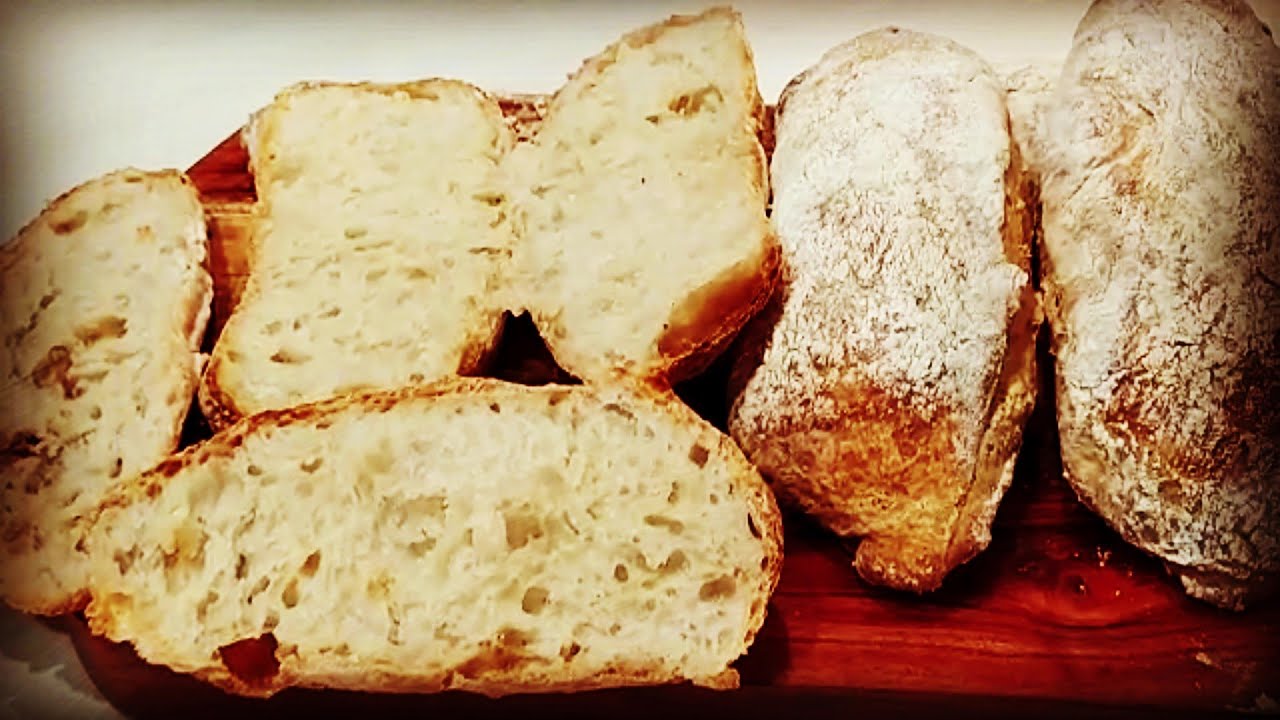 CIABATTA ¡El PAN Más FÁCIL de HACER!