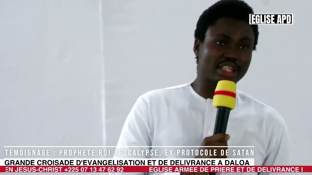VEILLEE DALOA 2025: TEMOIGNAGE DU PROPHETE ROI APOCALYPSE, EX PROTOCOLE DE satan -LA GRANDE CROISADE