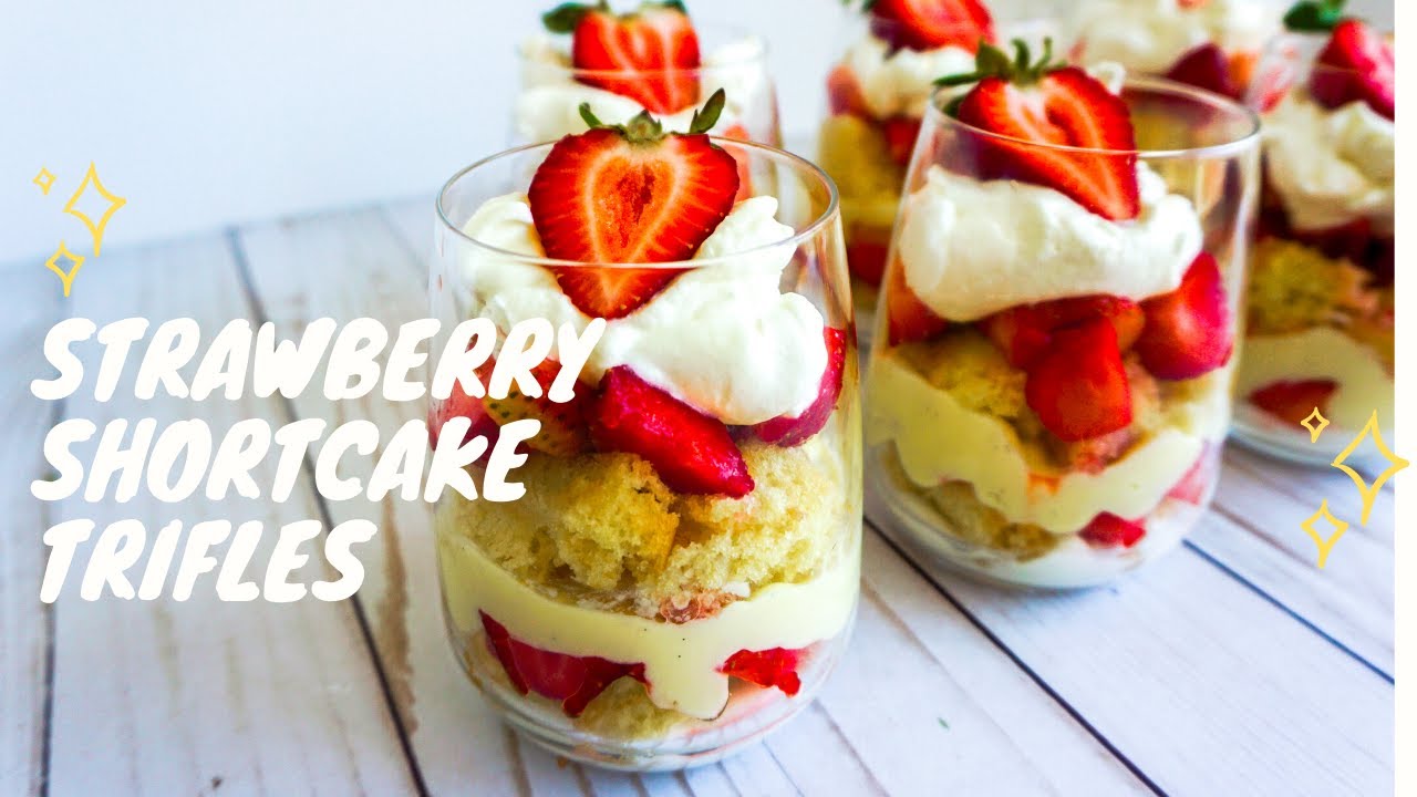 Strawberry Shortcake Trifles