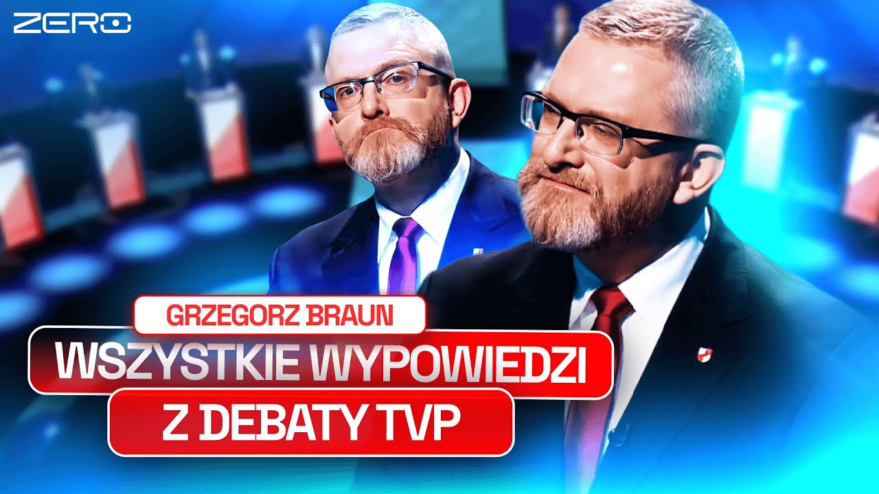 CO BRAUN MÓWIŁ NA DEBACIE W TVP? WSZYSTKIE JEGO WYPOWIEDZI