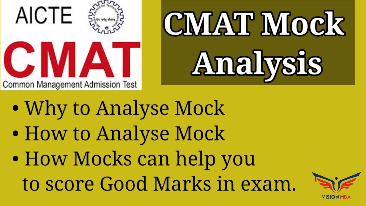 How to Analyse CMAT Mock | CMAT 2021