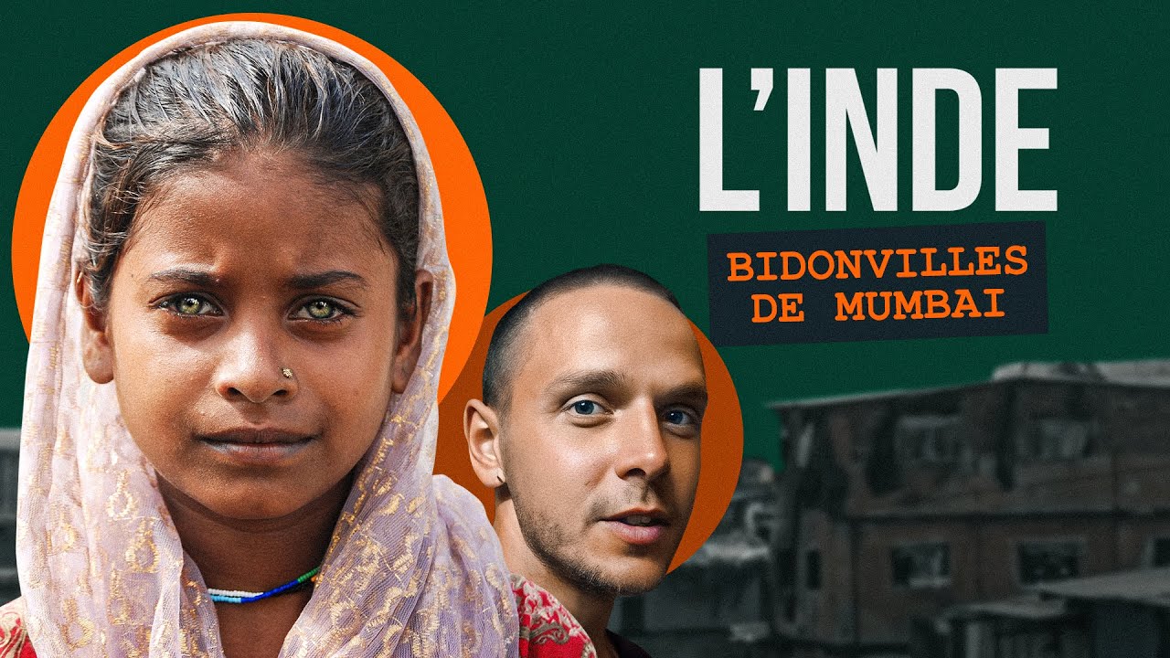 La vraie vie dans les bidonvilles de Mumbai, Dharavi.  L’Inde.