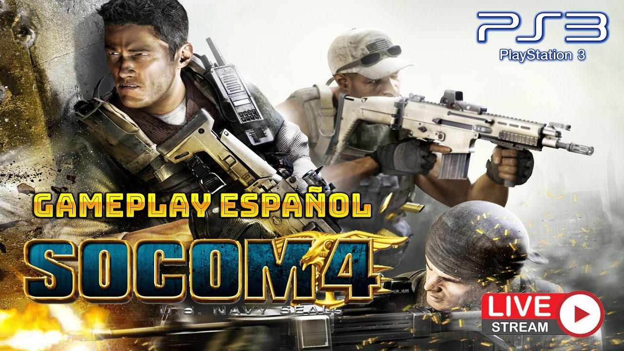 SOCOM 4 US NAVY SEALS PS3 GAMEPLAY ESPAÑOL EN VIVO