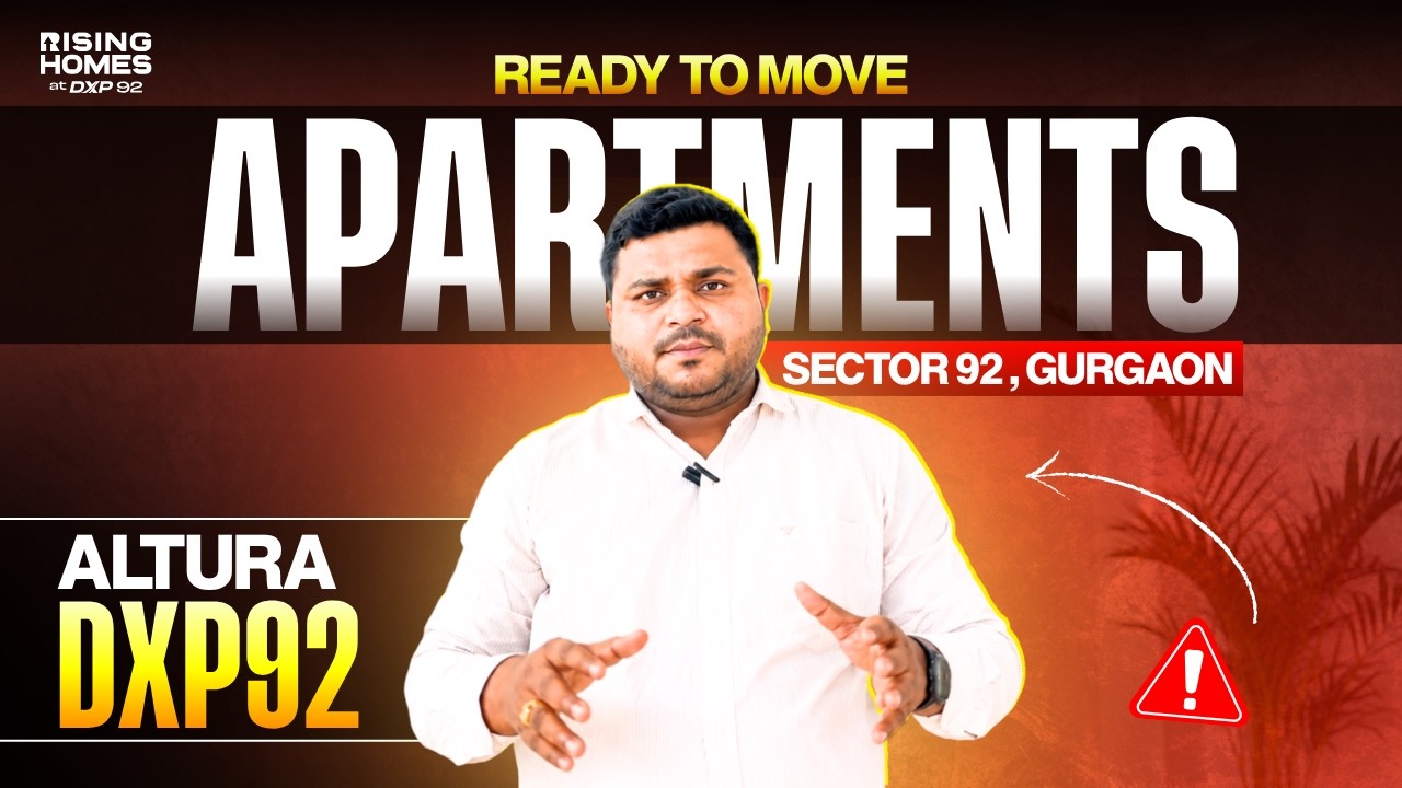 Ready to Move Apartments in Sector 92 Gurgaon | Altura DXP92 Sector 92 | 3BHK & 4BHK Apartments