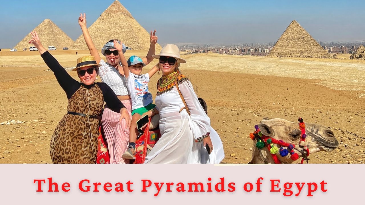 THE GREAT PYRAMIDS OF EGYPT 🇪🇬 AND OUR AMAZING EXPERIENCED WITH MY SISTERS 👯‍♀️