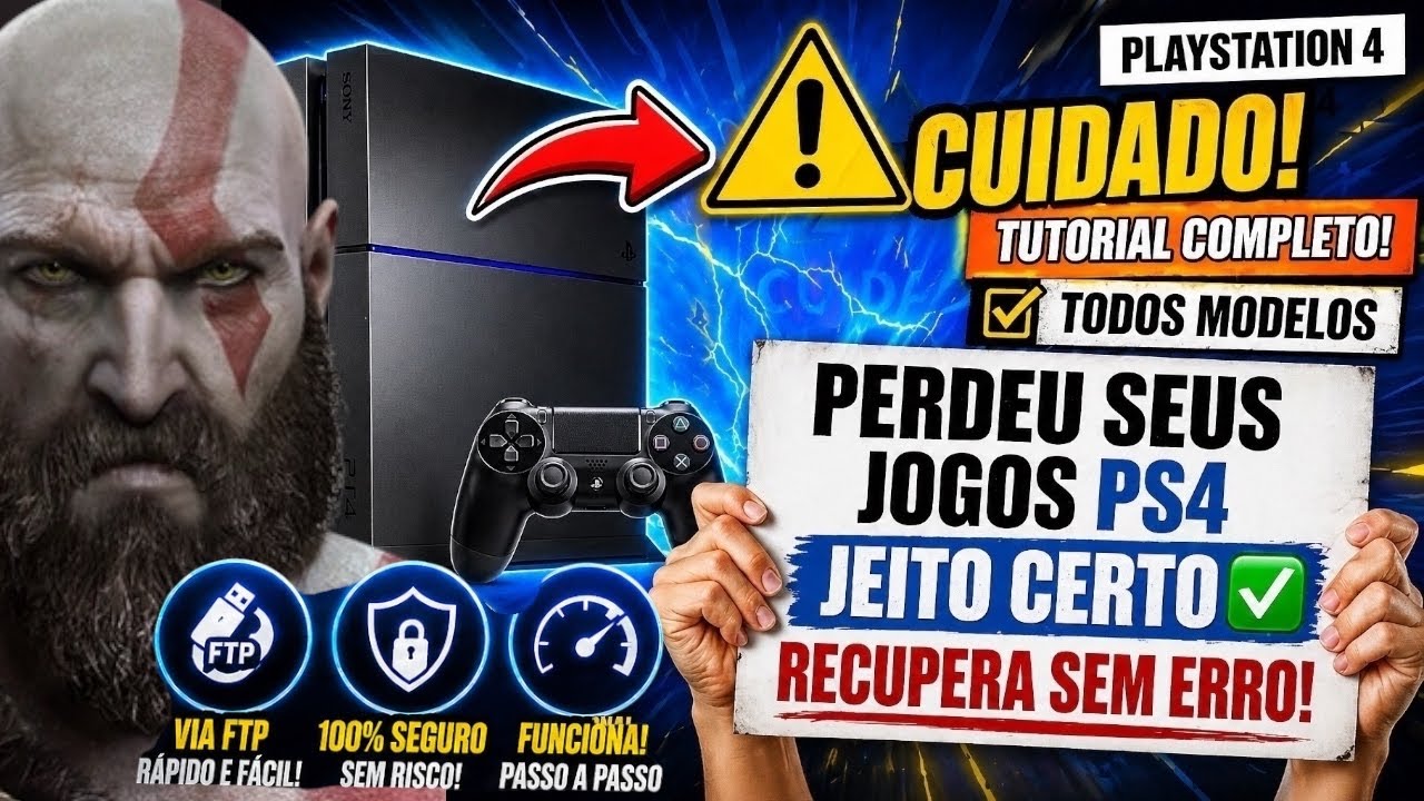 PROBLEMA GRAVE NO PS4! JOGOS SUMINDO AO RECRIAR BANCO DE DADOS