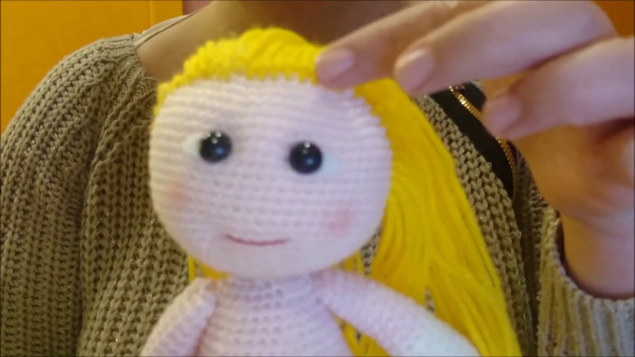 COMO PONER PELO A LOS AMIGURUMIS PASO A PASO