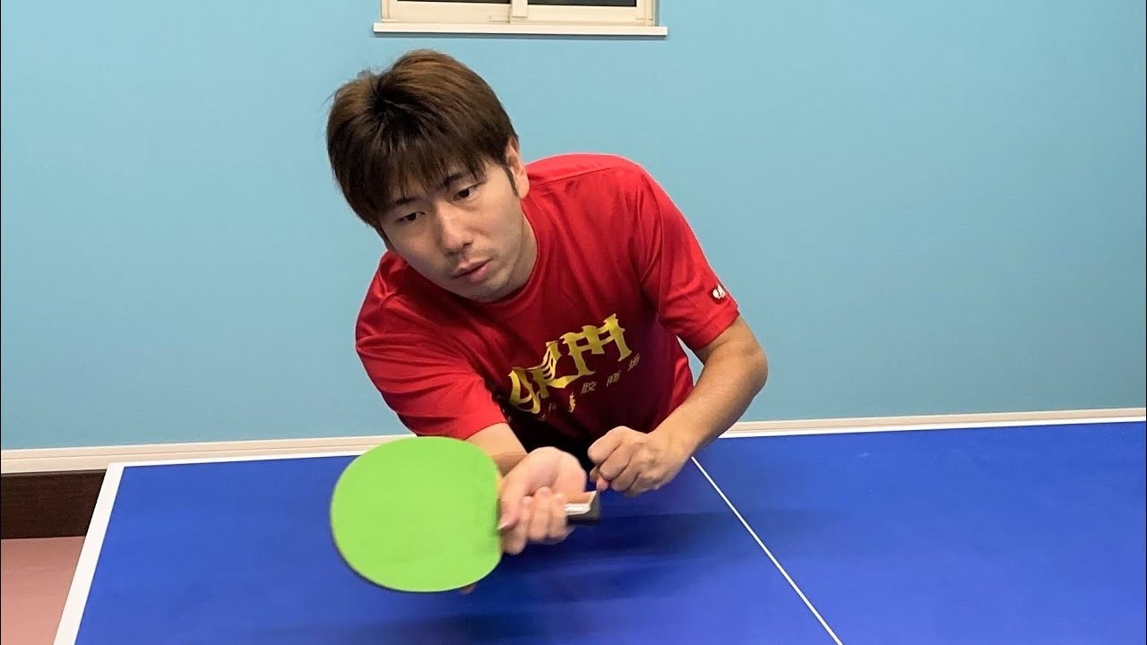 最もなんでも流しレシーブが入るコツ（全ての回転サーブを返す方法)【卓球知恵袋】サーブ　スーパースロー