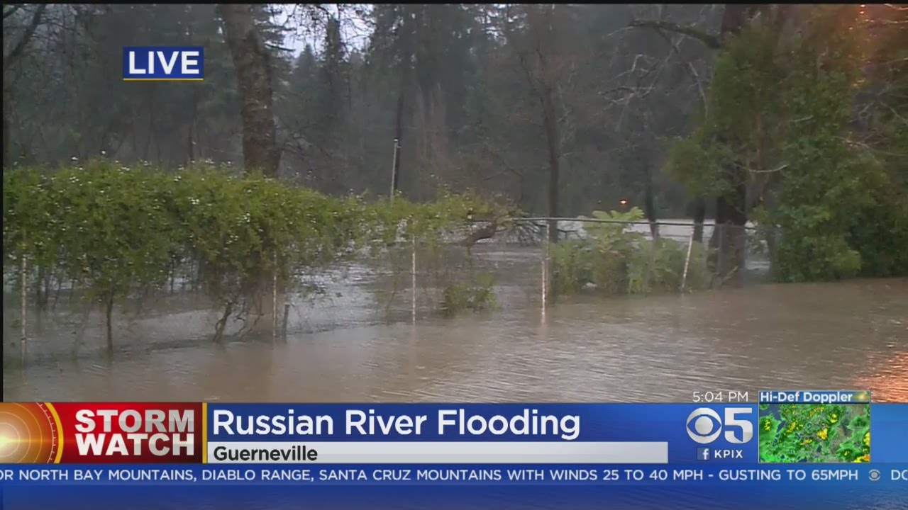 650 Homes Threatened By Russian River Flooding, Mudslides