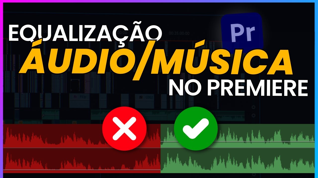 Como TRATAR / EQUALIZAR O ÁUDIO no ADOBE PREMIERE PRO com APENAS 1 EFEITO!