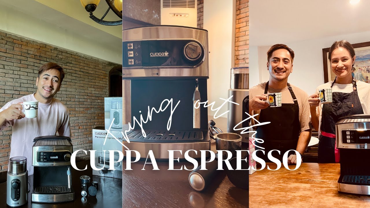 TRYING OUT THE CUPPA ESPRESSO PERSONAL ESPRESSO MACHINE