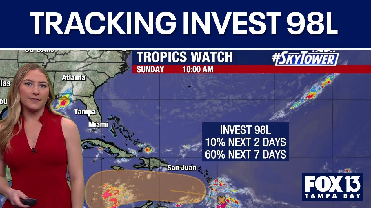 Latest tropical developments as we monitor Invest 98L