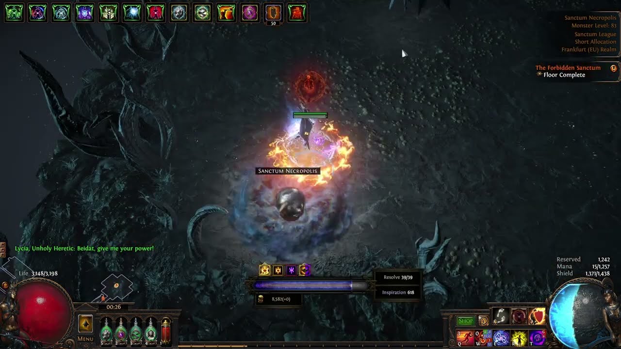 Sanctum | The First Crest | 8500+ coins result in 5 sanctified relics