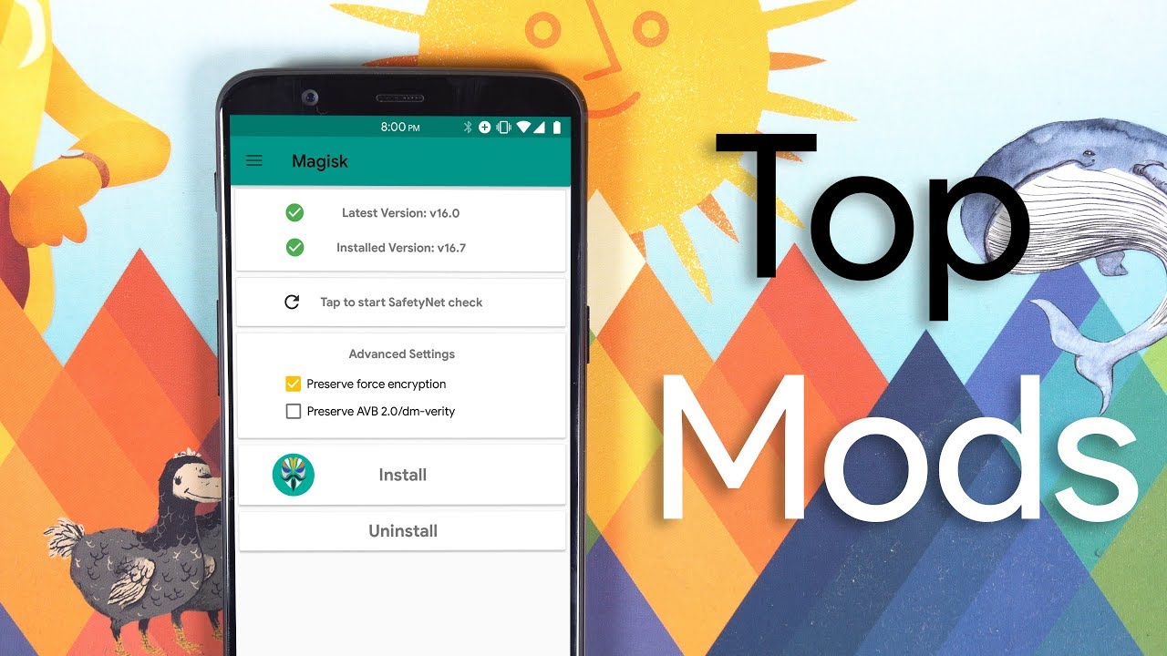 Top 10 Android Mods for Magisk Manager 2018! [ROOT]